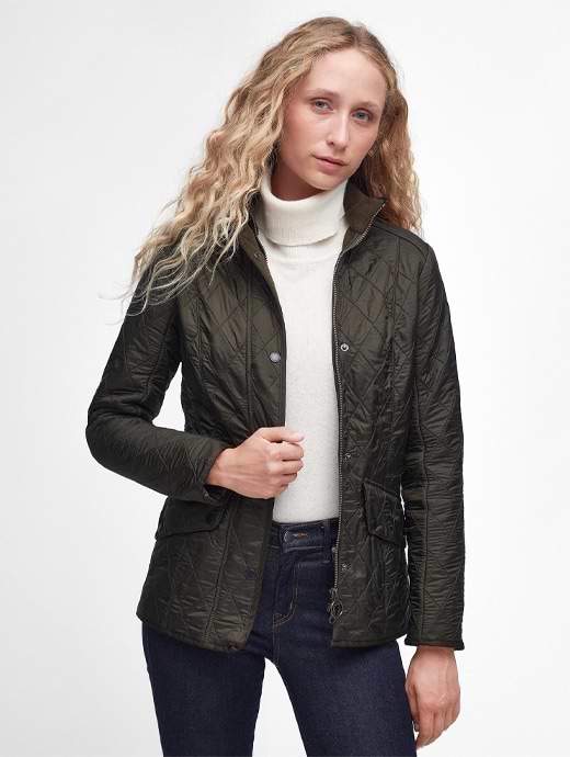 Barbour Cavalry Polarquilt Jacket Dark Olive/Olive