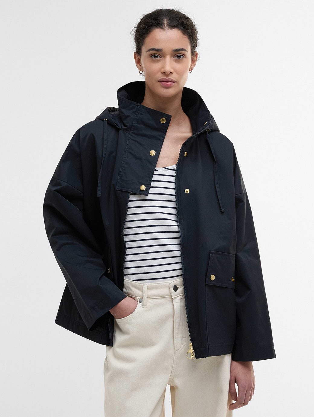 Barbour Women's Cecile Showerproof Jacket Dark Navy