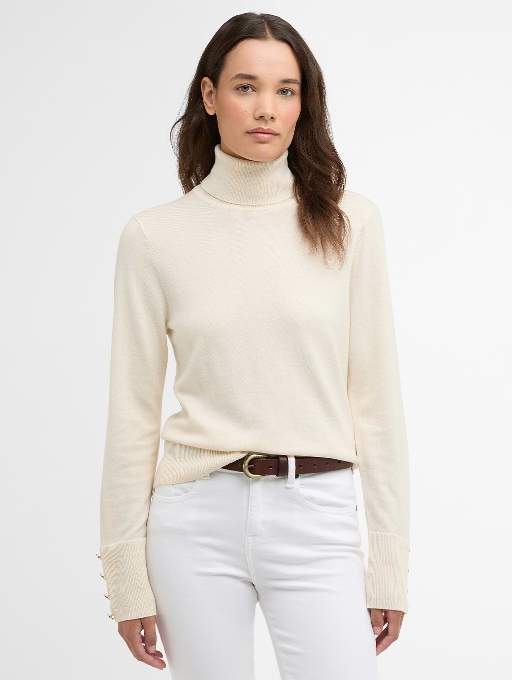 Barbour Women's Corbridge Knitted Jumper Birch