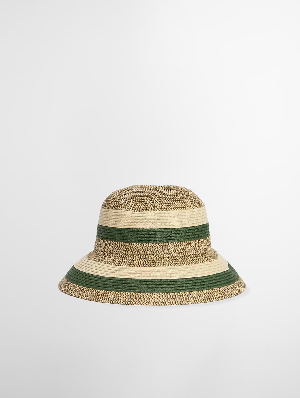 Barbour Women's Daphne Braided Bucket Hat Olive/Sand