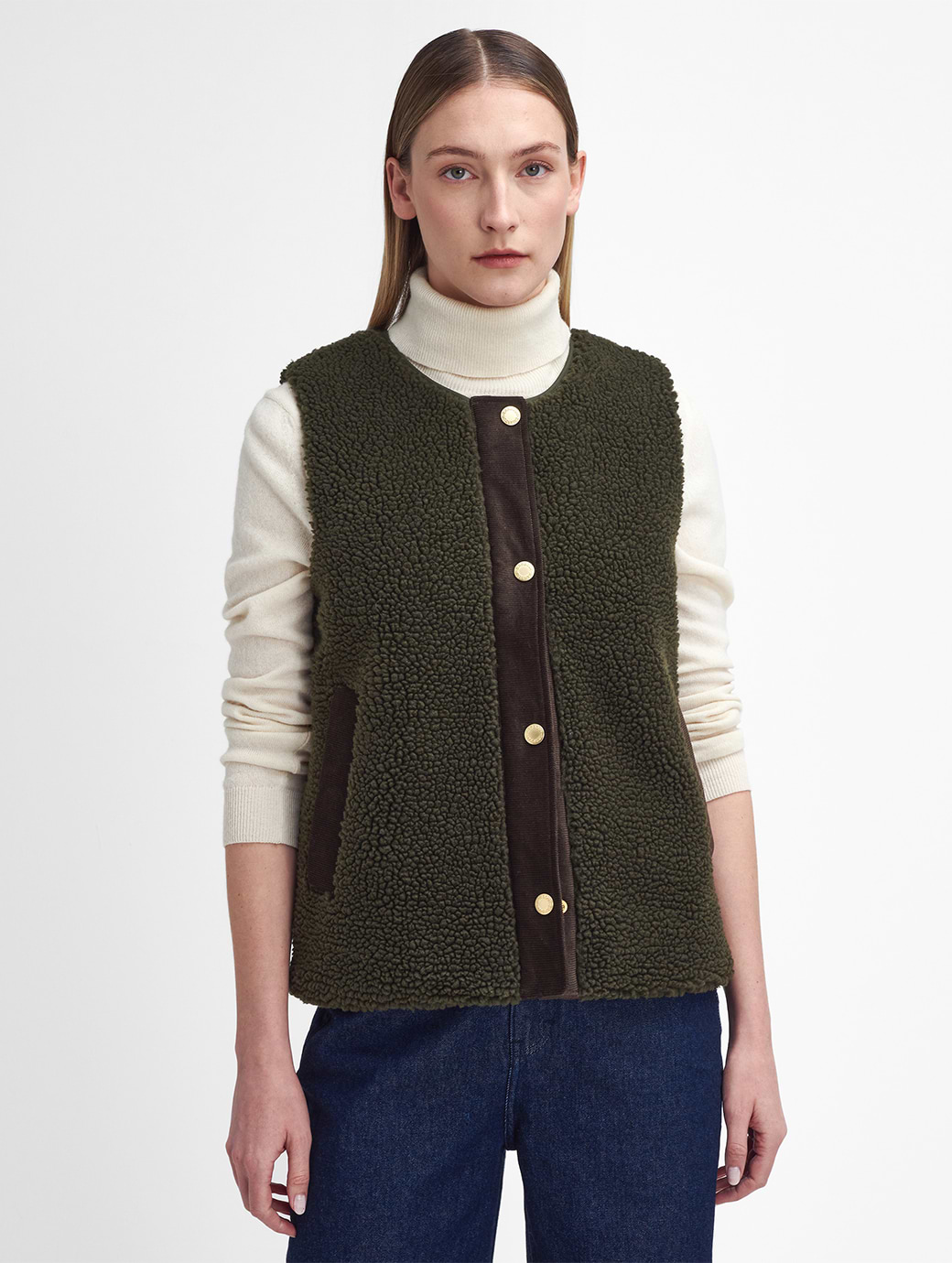 Barbour Women's Dulsie Liner Olive/Ancient