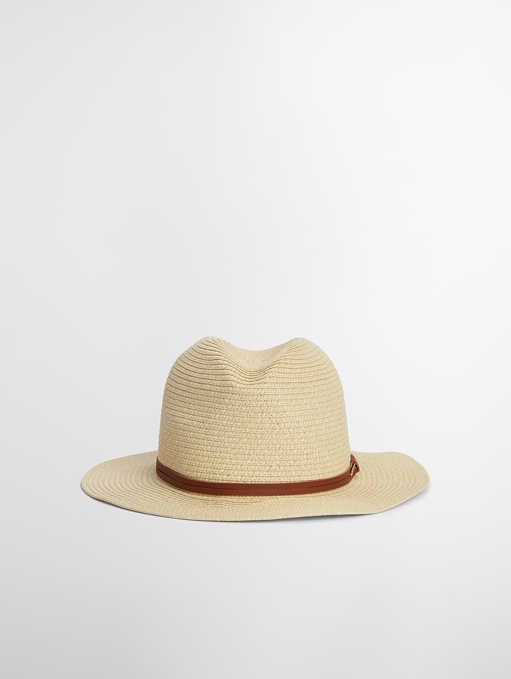 Barbour Women's Evelyn Braid Trilby Hat Natural
