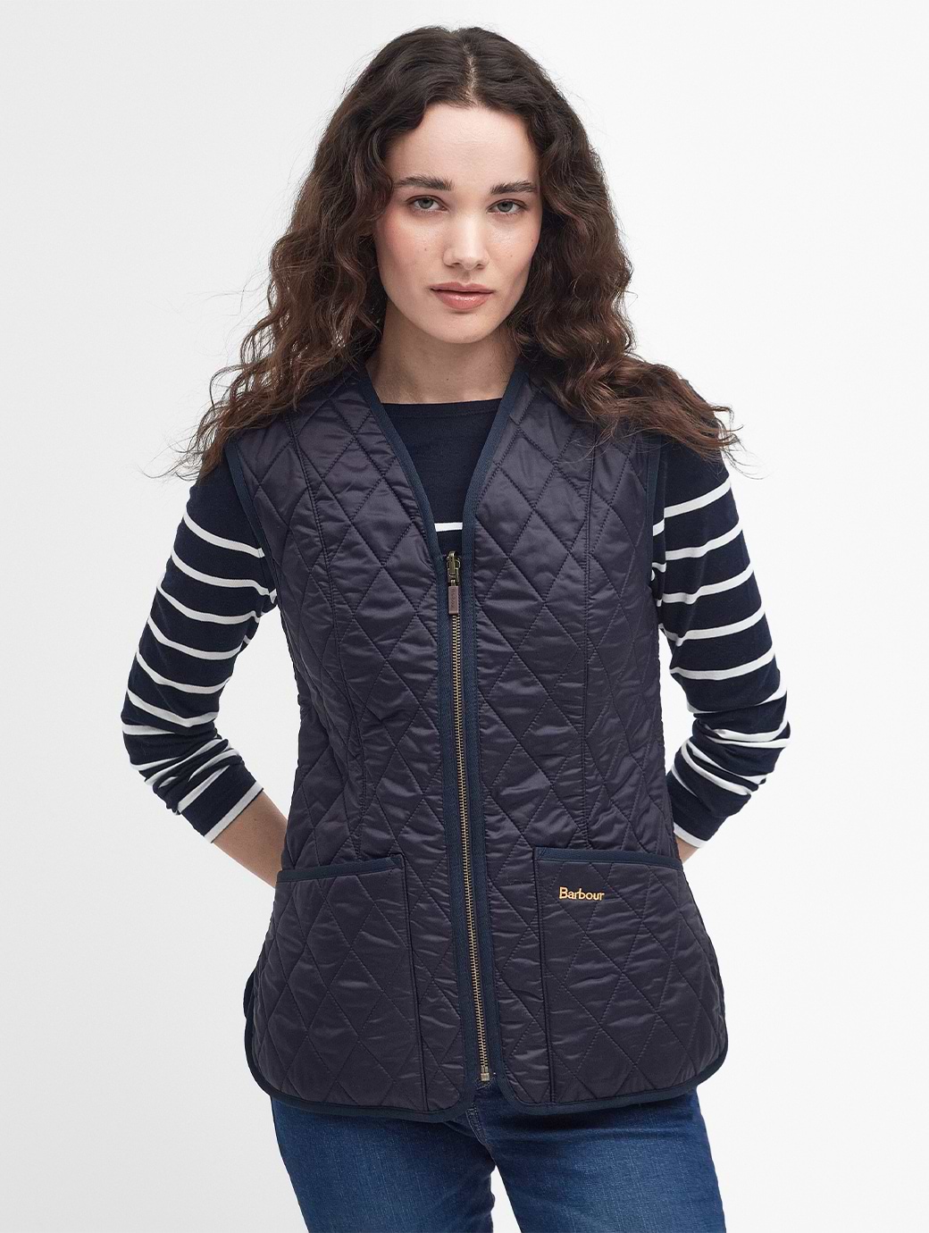 Barbour Women's Fleece Betty Liner Navy 