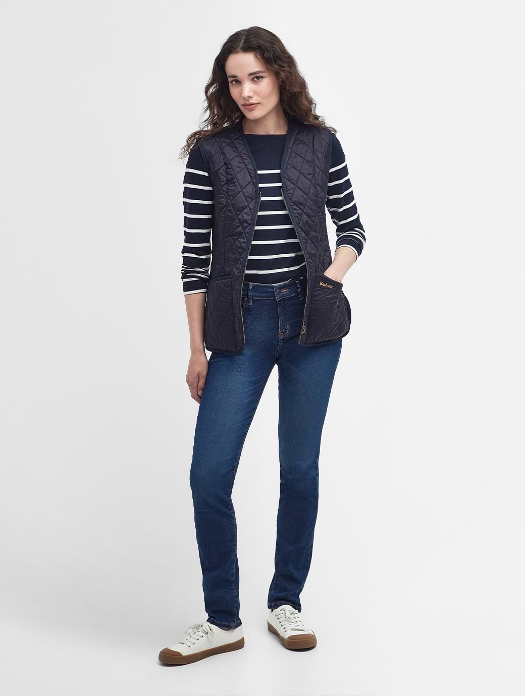 Barbour Women s Fleece Betty Liner Navy
