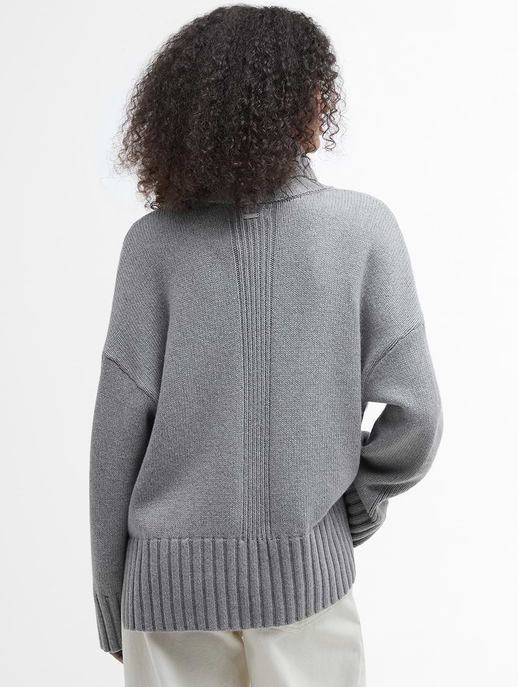 Barbour Women s Josephine Knitted Jumper Grey Marl