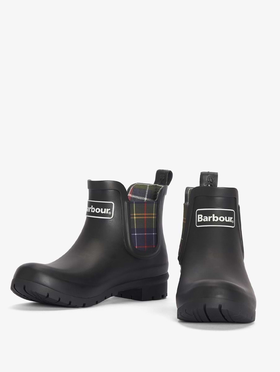 BARBOUR レディース レインブーツ KINGHAM ANKLE WELLINGTON Barbour® Kingham Rubber Rain Boots | Talbots