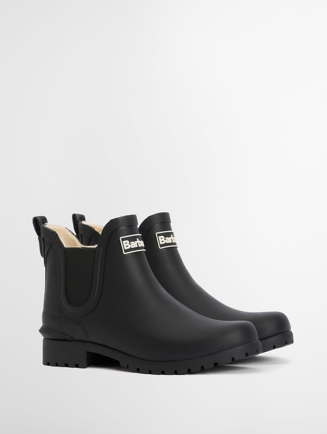 Barbour Women's Kirkton Chelsea Welly Black