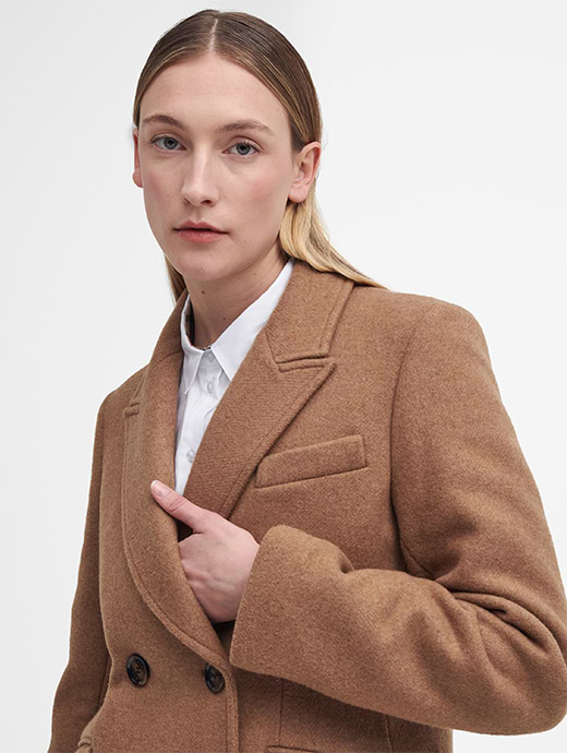 Barbour wool coat womens france online
