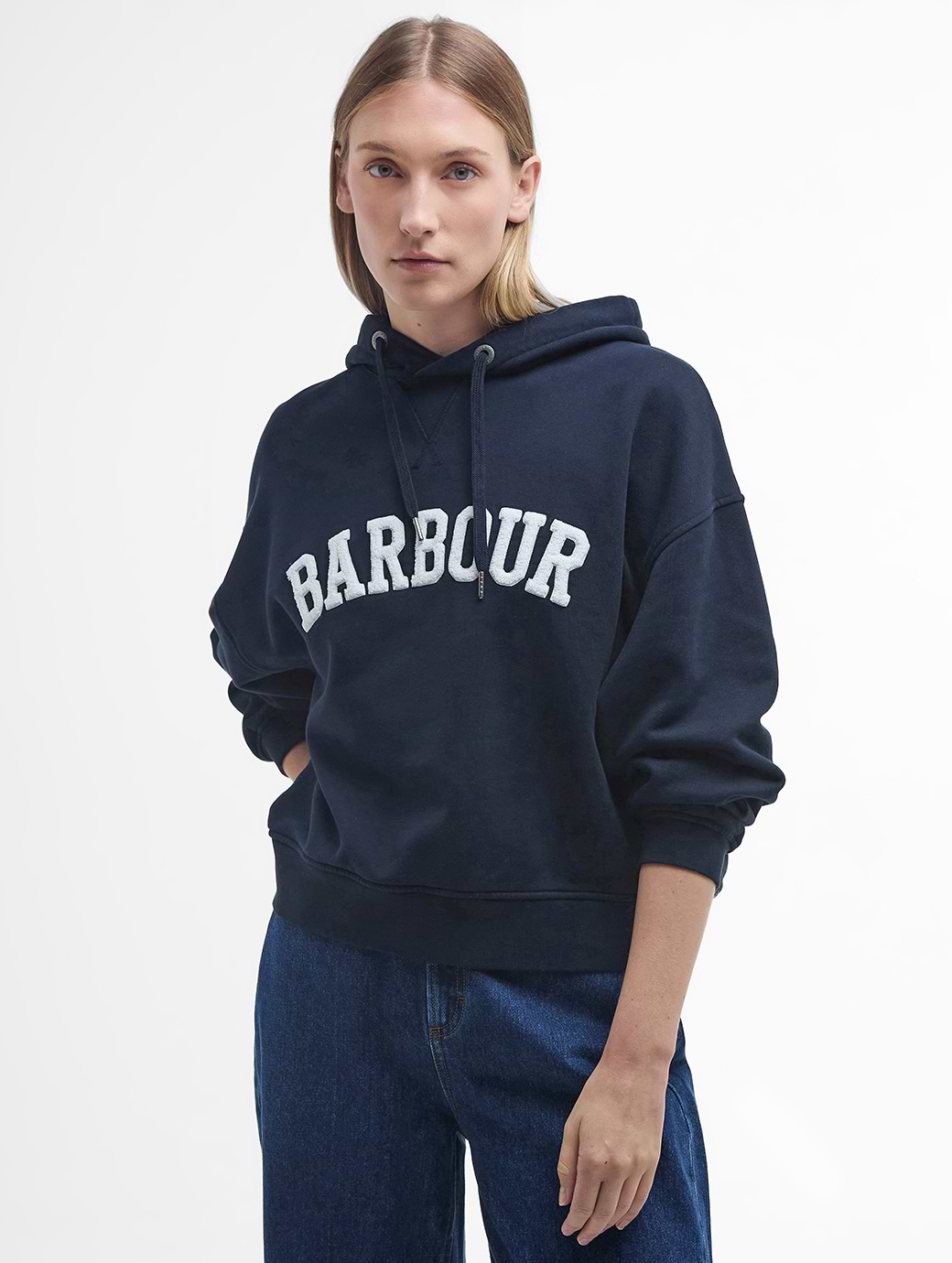Womens barbour hoodie on sale