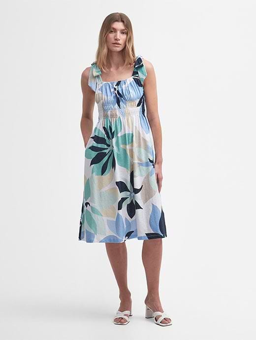 Barbour Women's Nadia Midi Dress Multi 