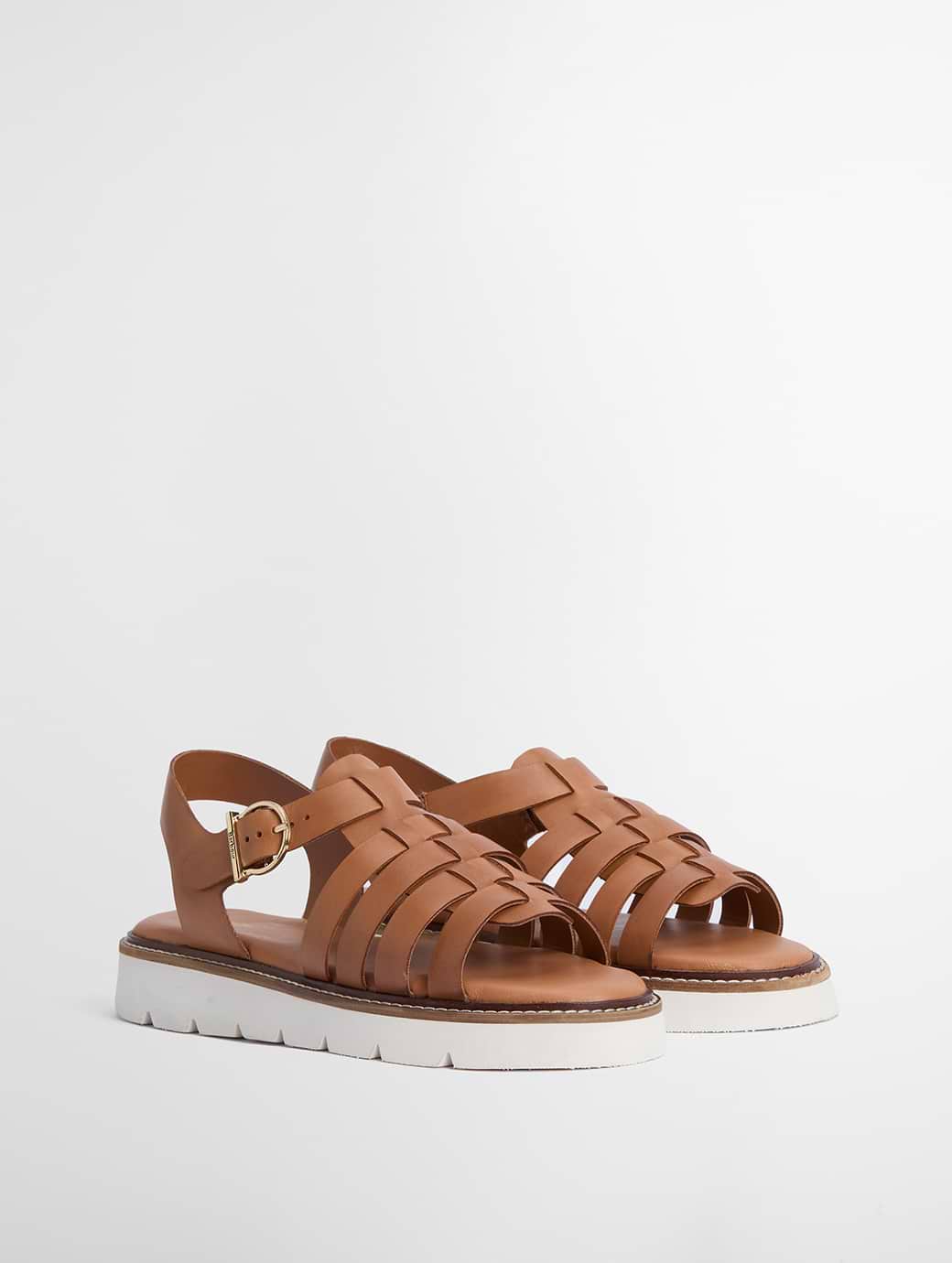 Barbour Women's Otterburn Fisherman Sandal Tan