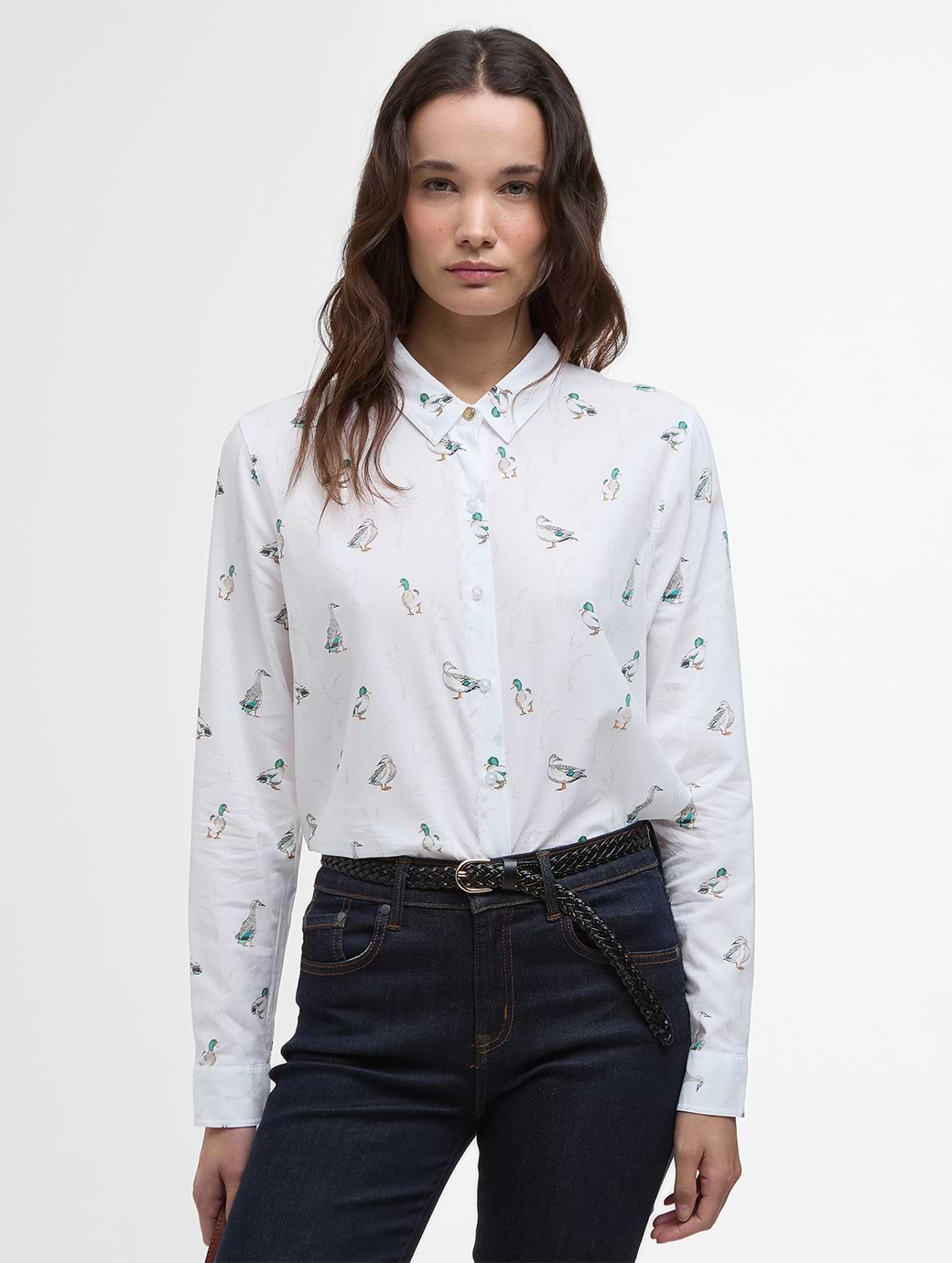 Barbour Women's Safari Shirt Duck Print