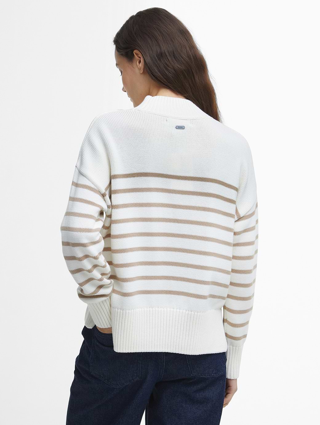 Zalando White Barbour Striped Jumper Barbour Women's Shelly