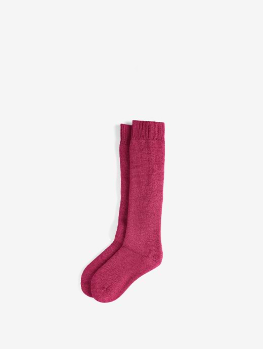 Barbour Women's Wellington Knee Sock Raspberry