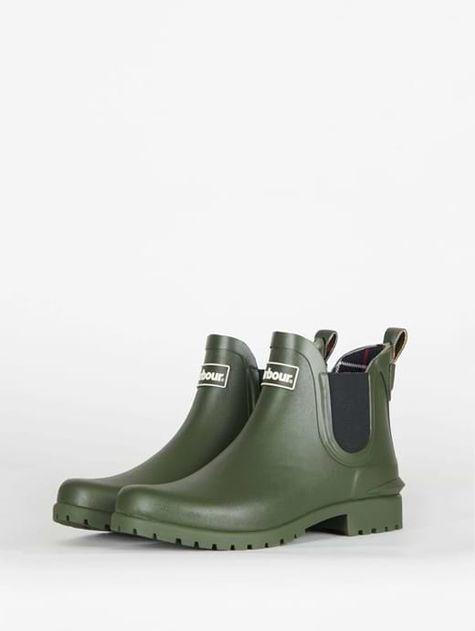 Barbour Wilton Chelsea Wellingtons Olive Griggs