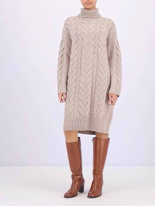 Barbour Women's Woodlane Knit Dress Nougat
