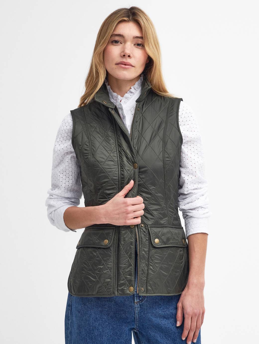 Barbour Women's Wray Quilted Gilet Olive