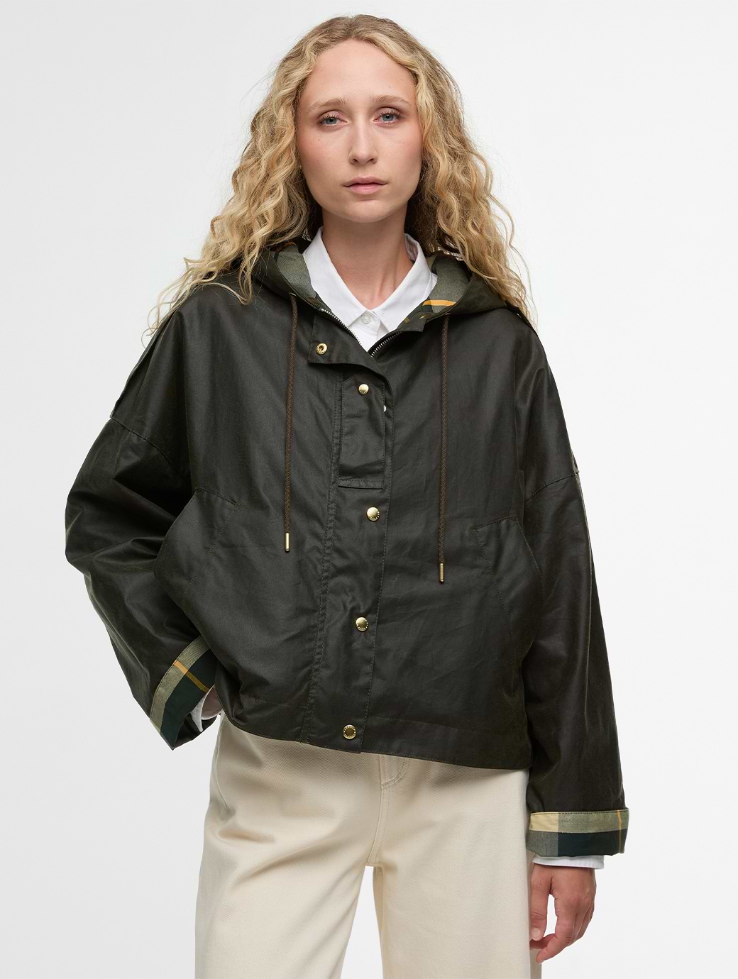 Barbour Women's Ryedale Wax Archive Olive
