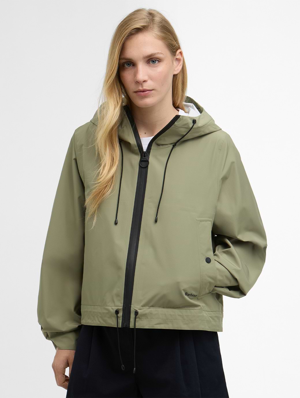 Barbour Women's Thorpe Waterproof Jacket Bleached Olive