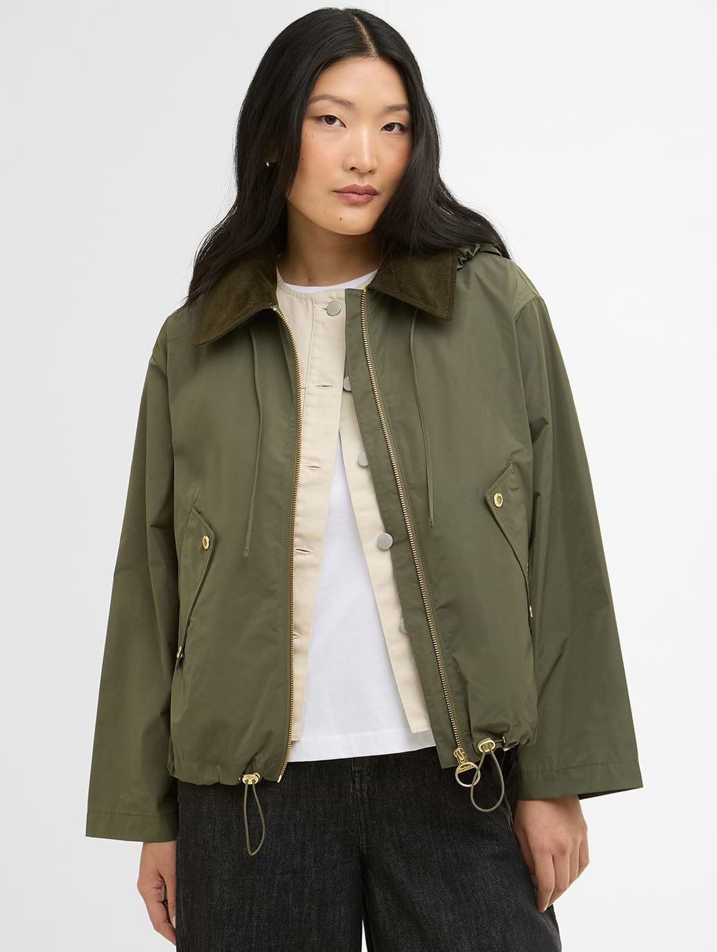 Barbour Women's Weaver Jacket Ivy Green