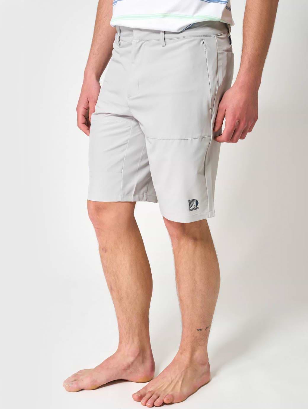 Batela Men's Amphibian Seam Bermuda Shorts Harbour Mist 