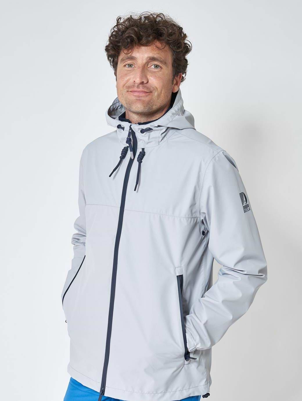 Batela Men's Sealed Seam Waterproof Jacket Harbour Mist
