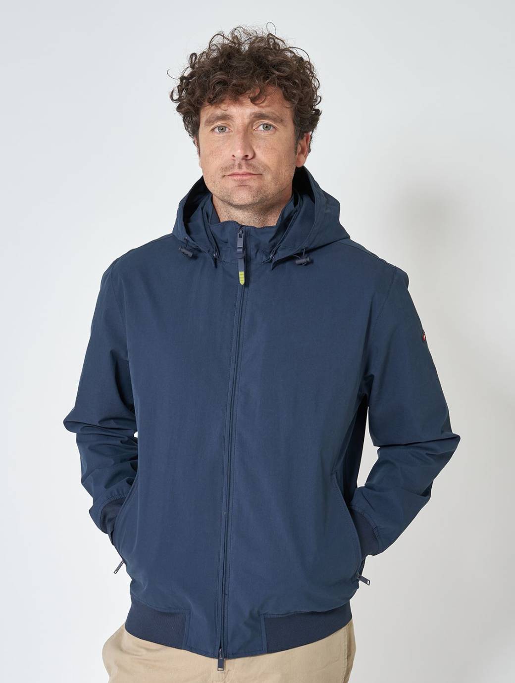 Batela Men's Waterproof Cotton Jacket Navy Blue