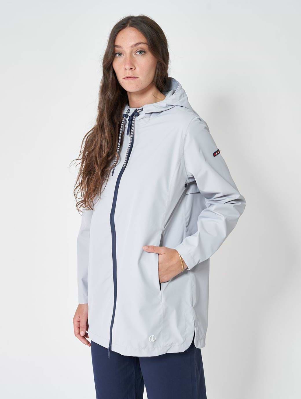 Batela Women's Thermosealed Raincoat Harbour Mist