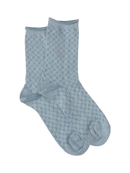 B Young Bawli Glitter Socks Blue