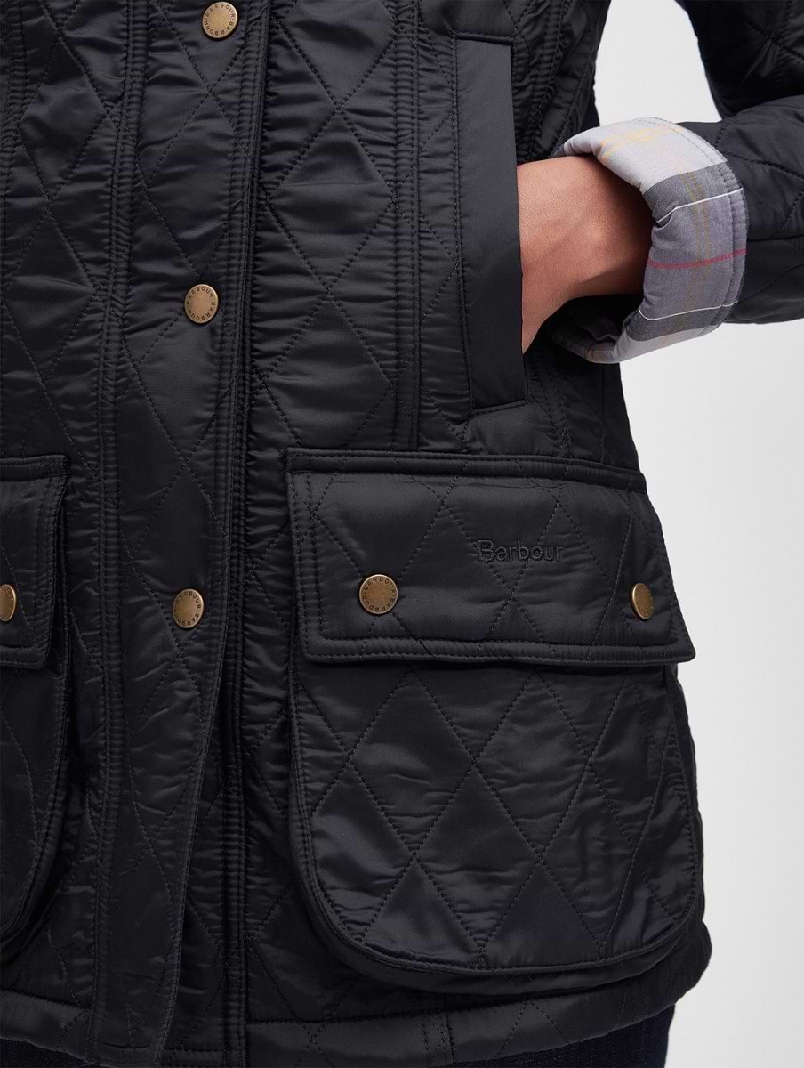 Barbour Women s Beadnell Polarquilt Jacket Black