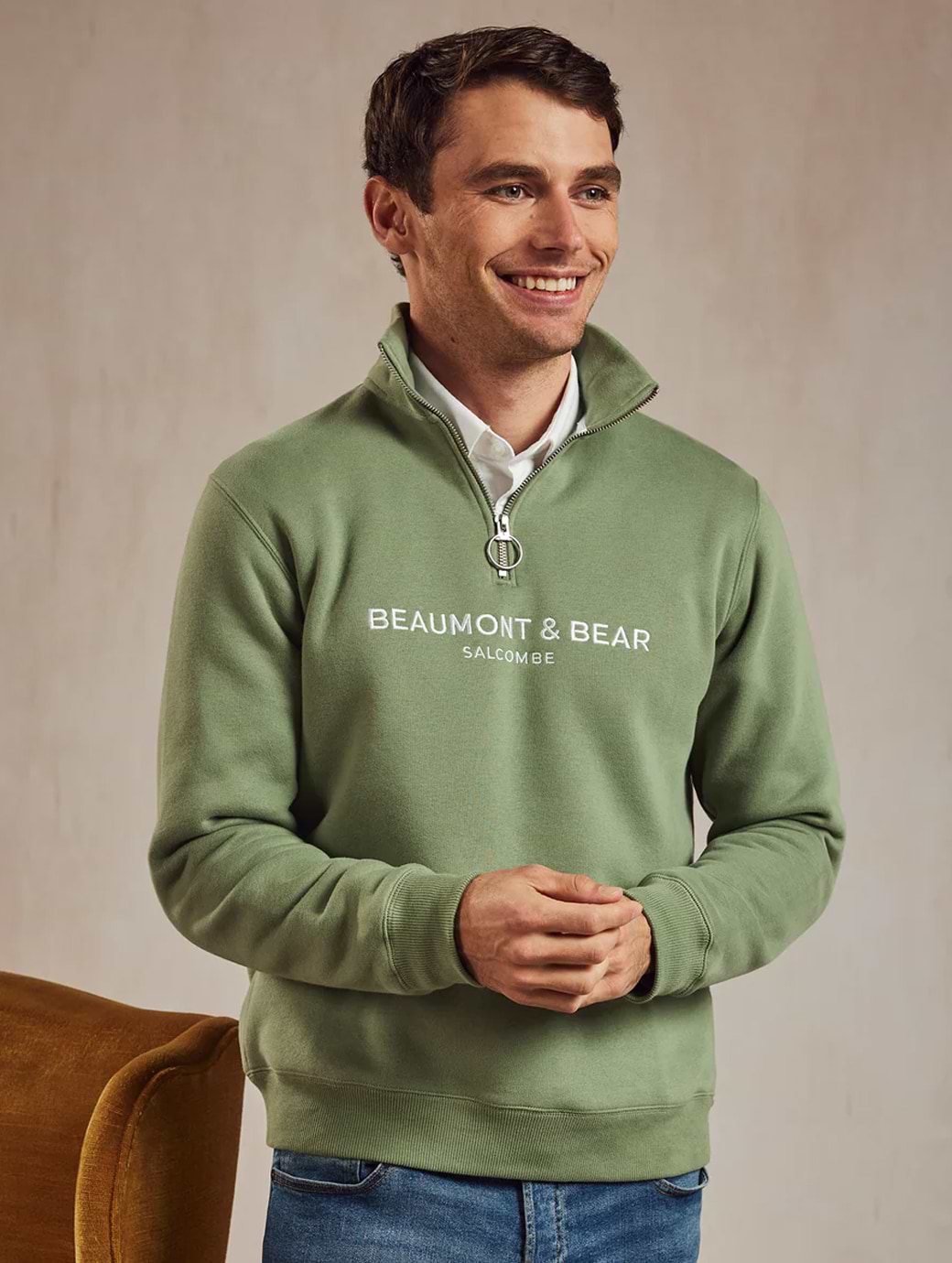 Beaumont & Bear Unisex Kingswear Quarter Zip