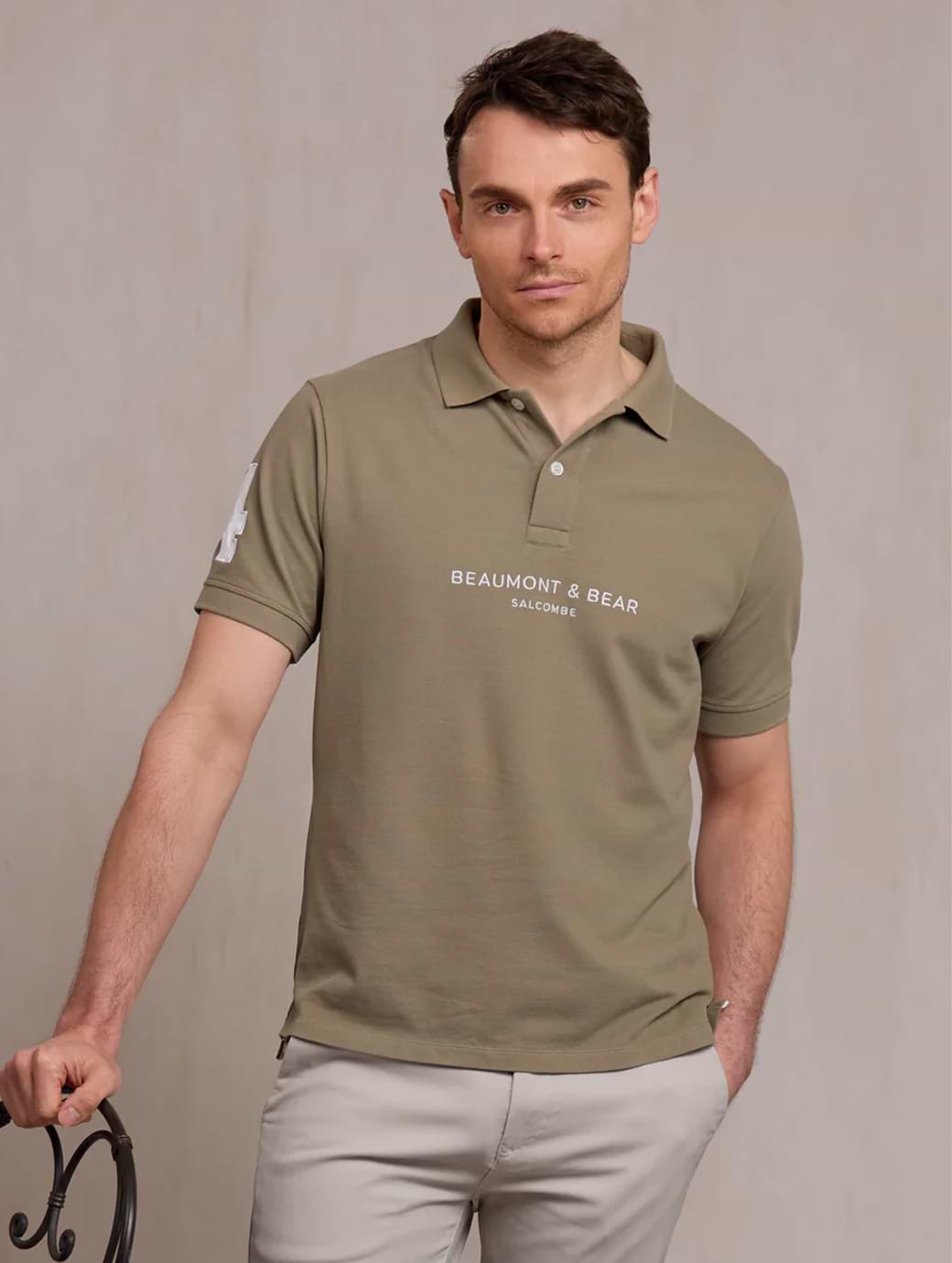 Beaumont & Bear Beadon Men's Polo Shirt Olive