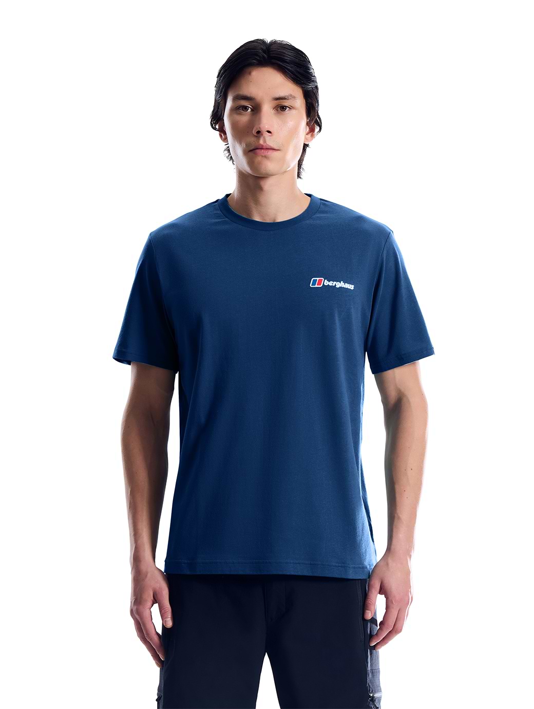 Berghaus Men's Class Logo Short Sleeve Graphic Tee Hale Navy