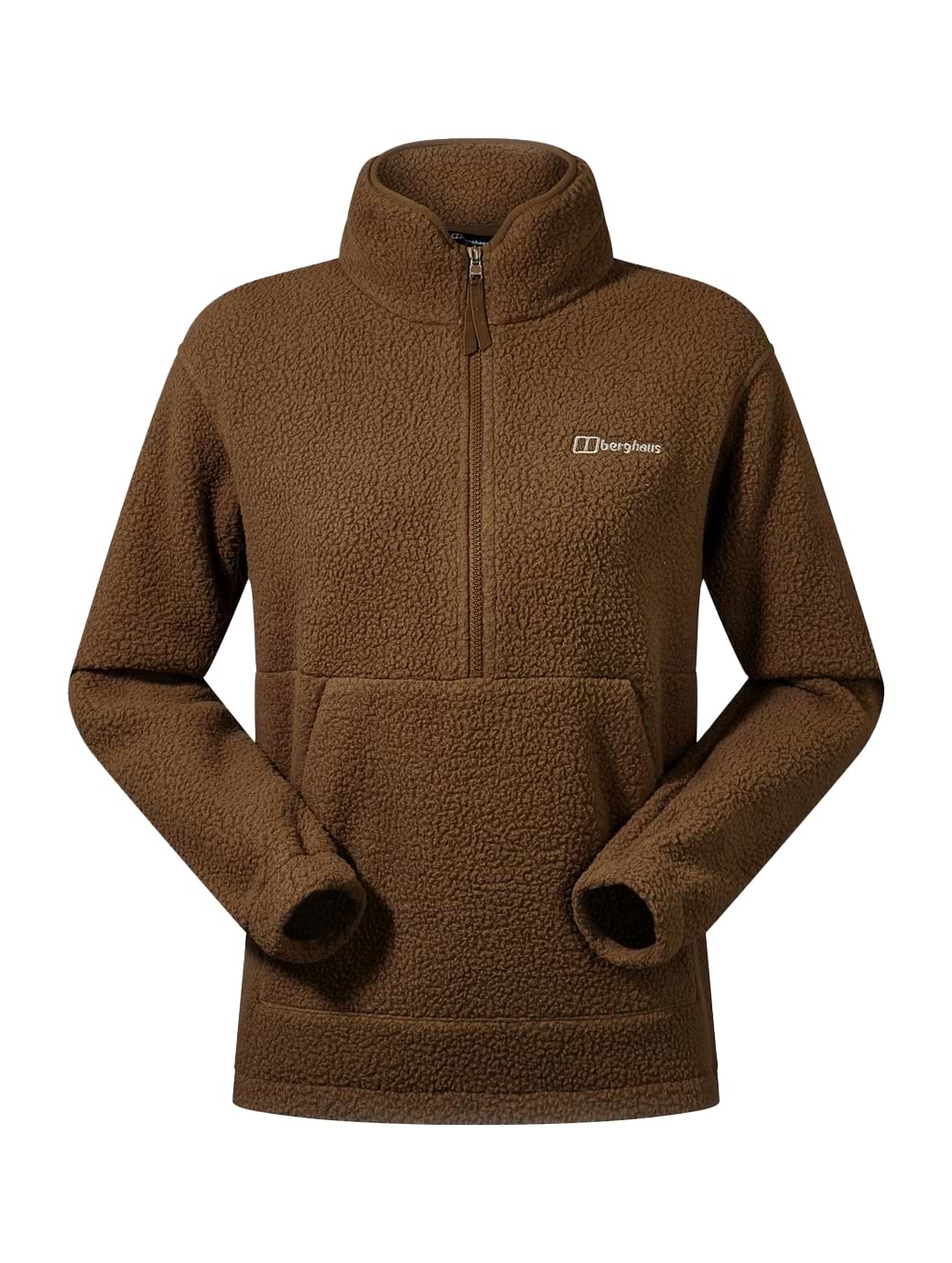 Berghaus Women's Hawksker Half Zip Fleece Light Brown