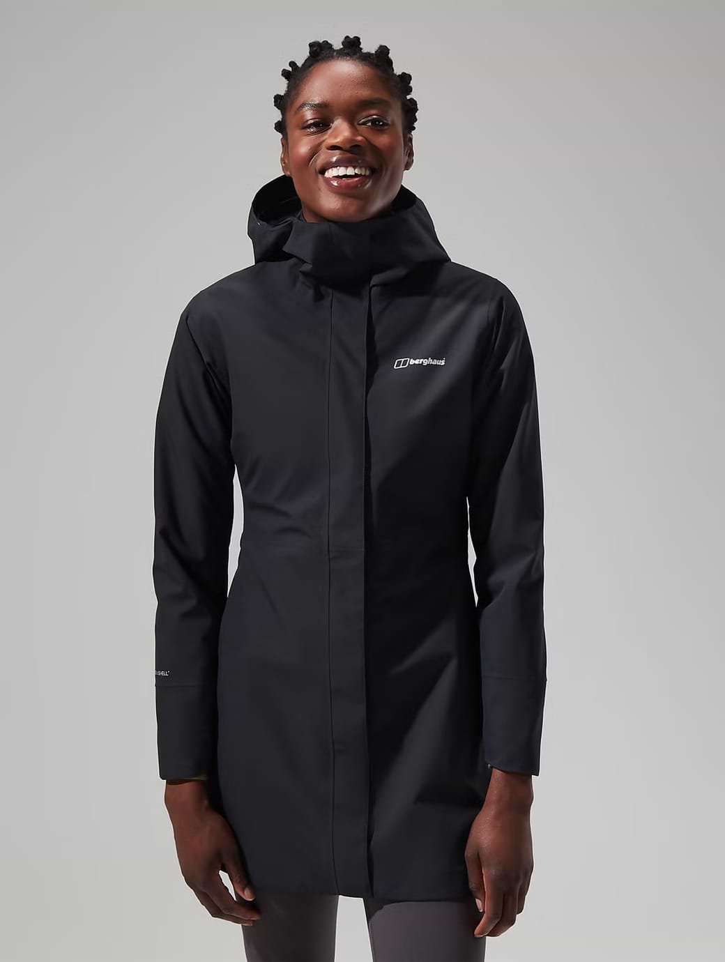 Berghaus Women's Omeara Long Shell Jacket Black