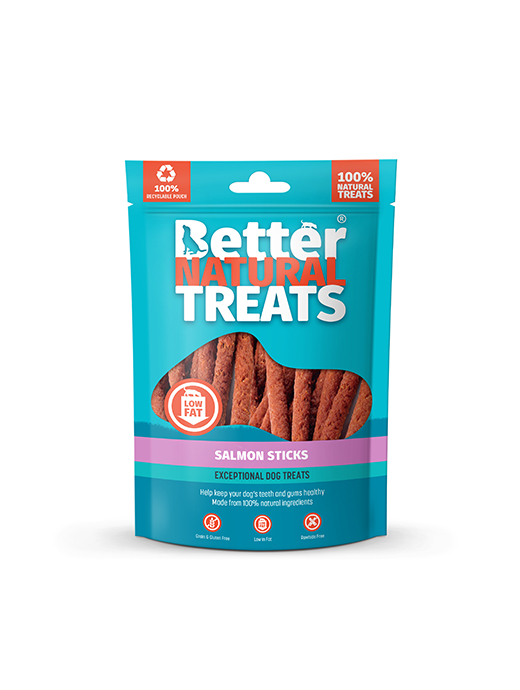 Better Natural Treats  Salmon Sticks 90g