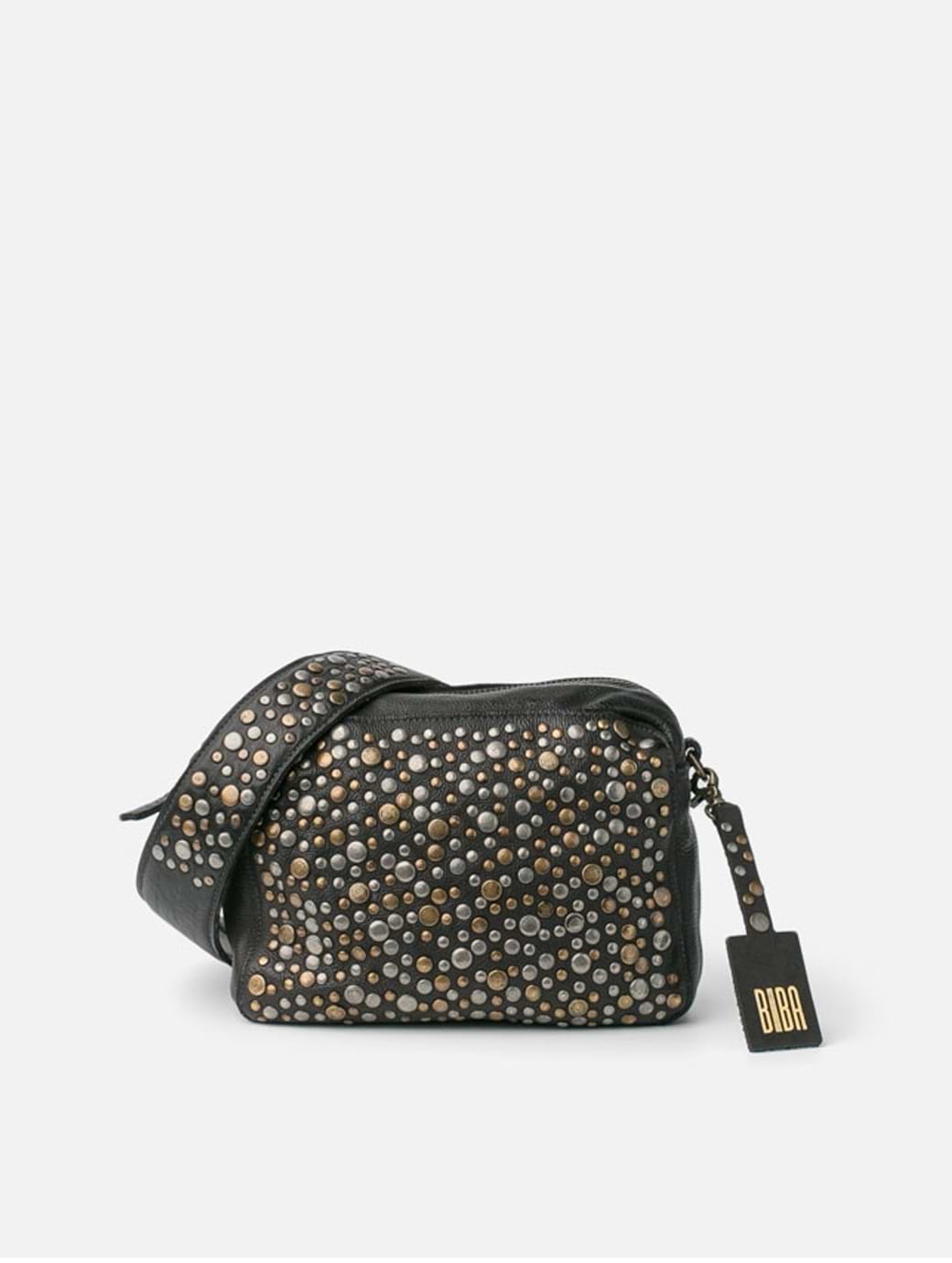 Biba Lovington Stars Cross Bag Black