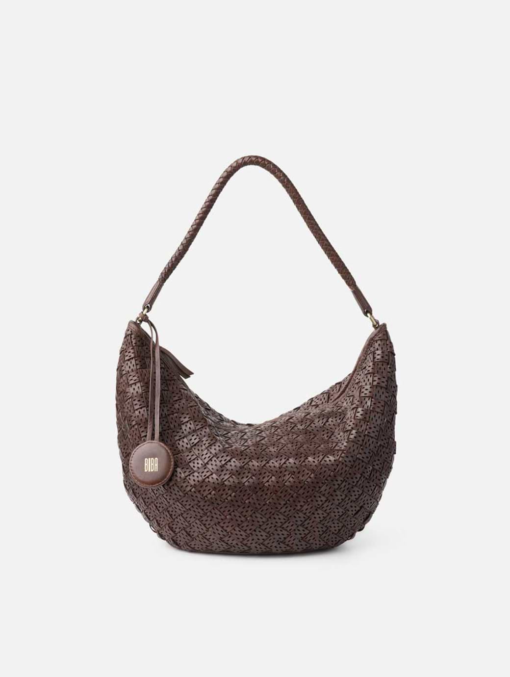 Biba Monowi Shoulder Bag Dark Brown