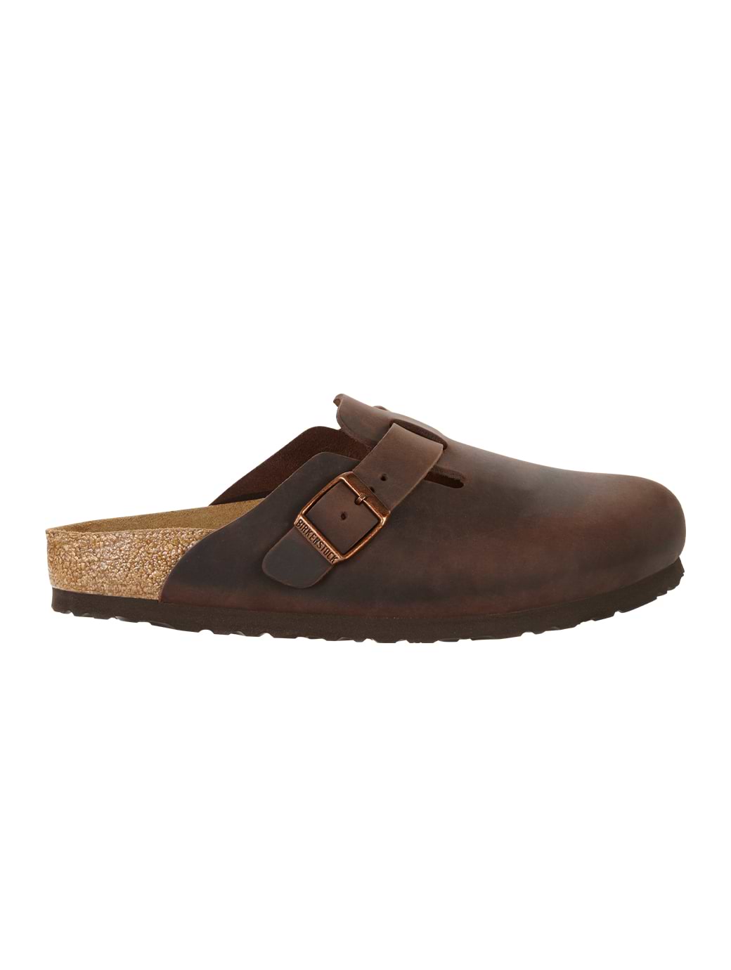 Birkenstock Men's Boston Soft Footbed Natural Leather Oiled