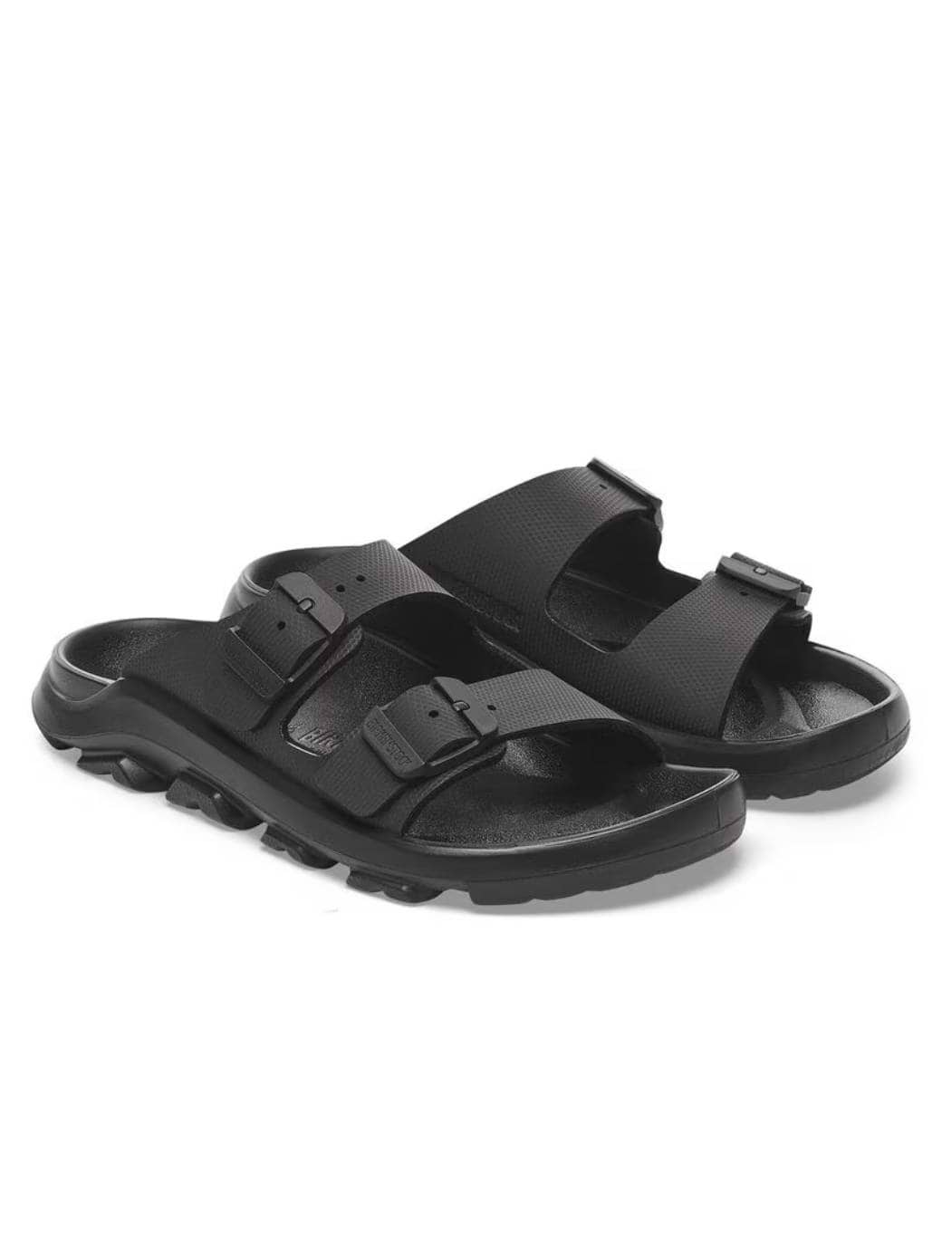 Birkenstock Men's Mogami Terra Stealth 2-Strap Birko-Flor Regular Fit Apex Black