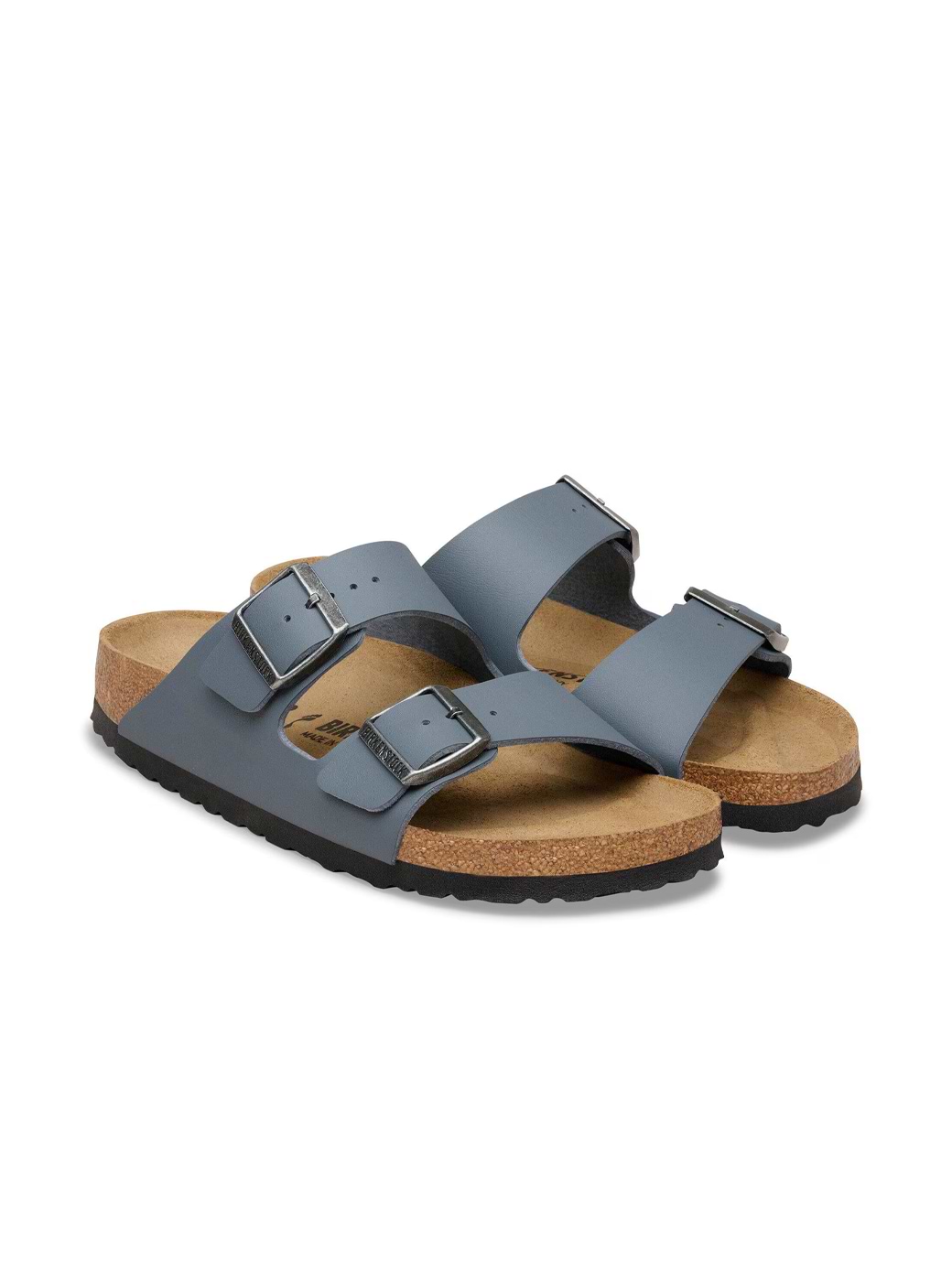 Birkenstock Unisex Arizona Birko-Flor Narrow Fit Sandal Grey