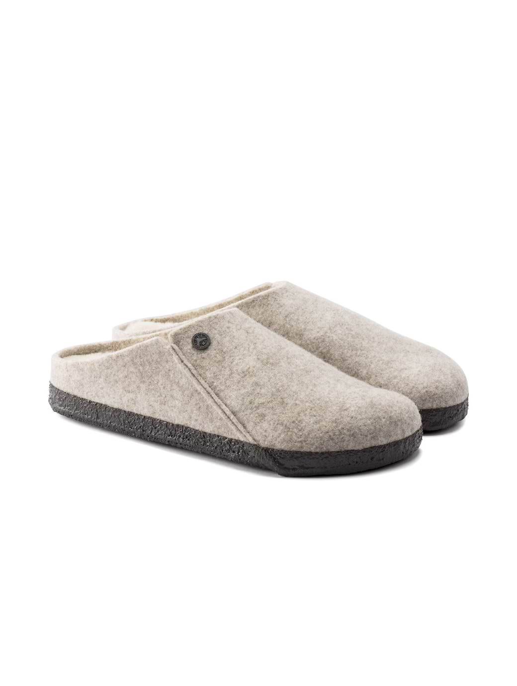 Birkenstock Unisex Zermatt Shearling Felt Slipper Regular Fit Eggnog
