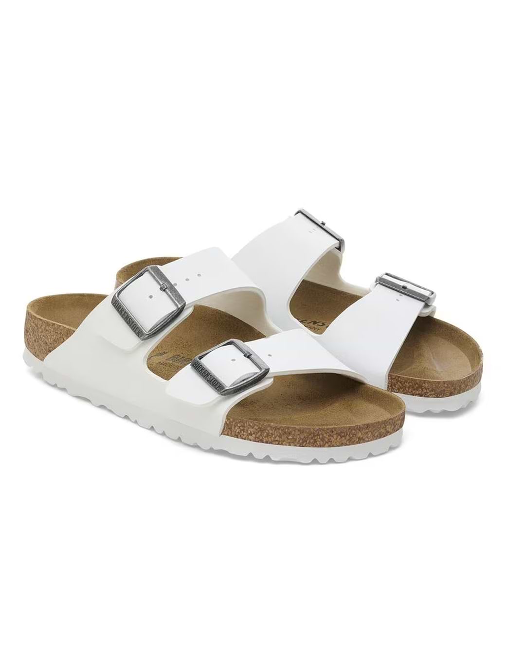 Birkenstock Women's Arizona Birko-Flor Regular Fit White