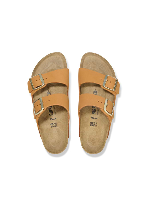 Birkenstock Women s Arizona Nubuck Leather Sandal Narrow Fit Burnt Orange