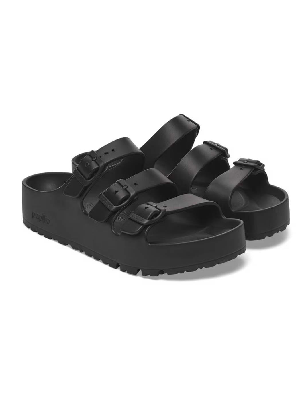 Birkenstock Women's Florida Eva Pap III Flex Platform Narrow Fit Black