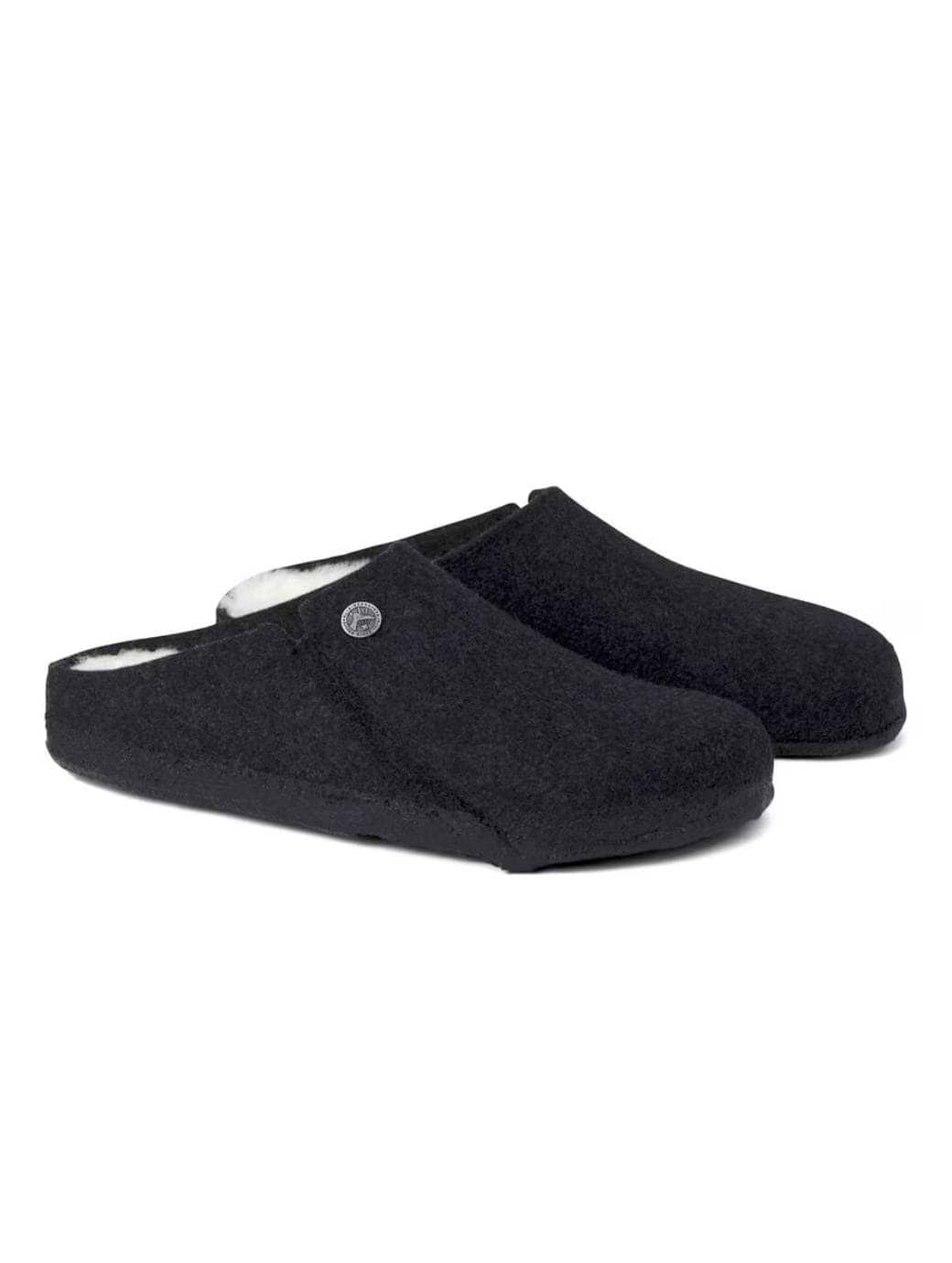 Birkenstock Women's Zermatt Shearling Felt Slipper Regular Fit Anthracite