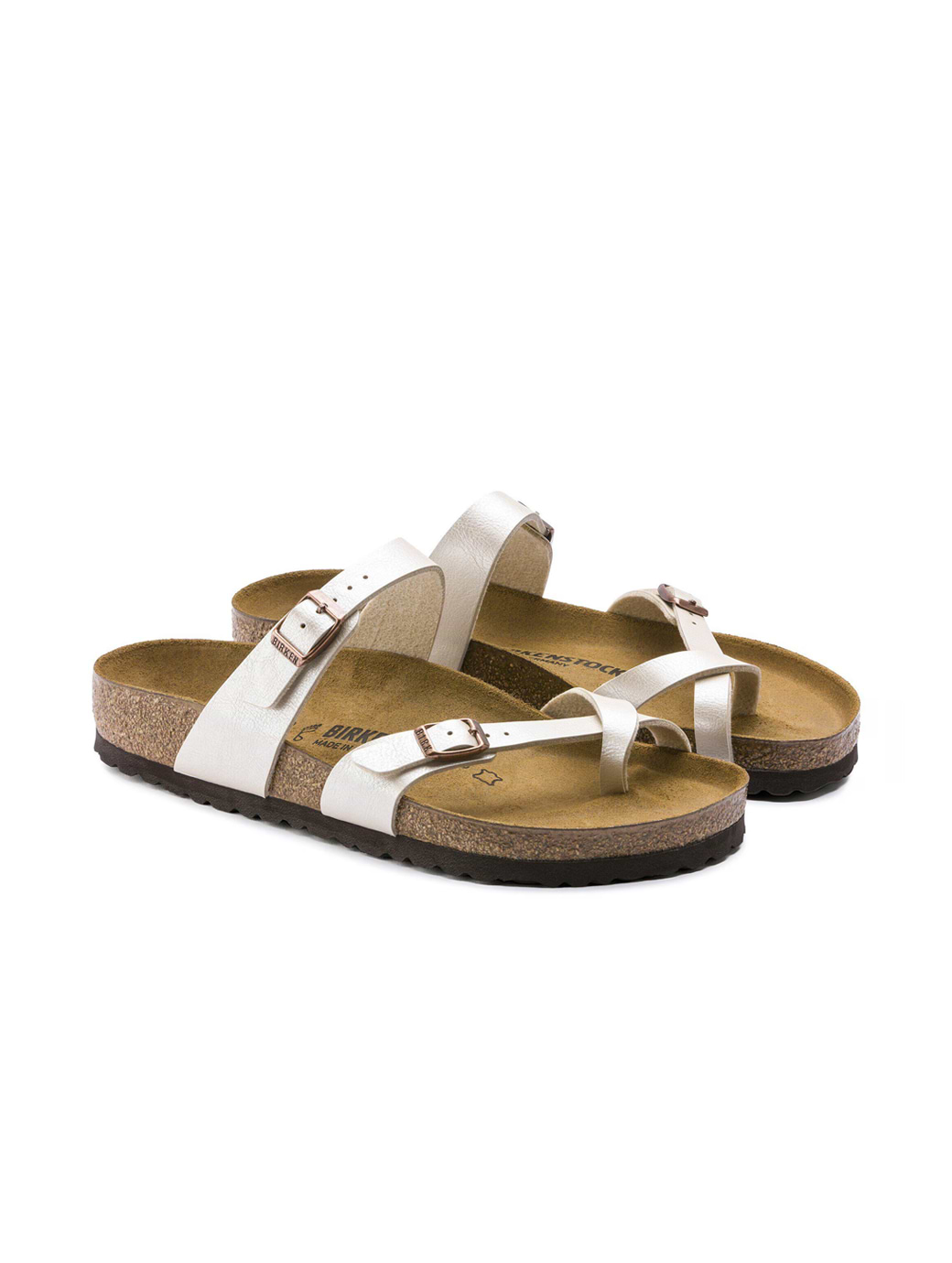 Birkenstock Women's Mayari Birko-Flor Sandal Narrow Fit White