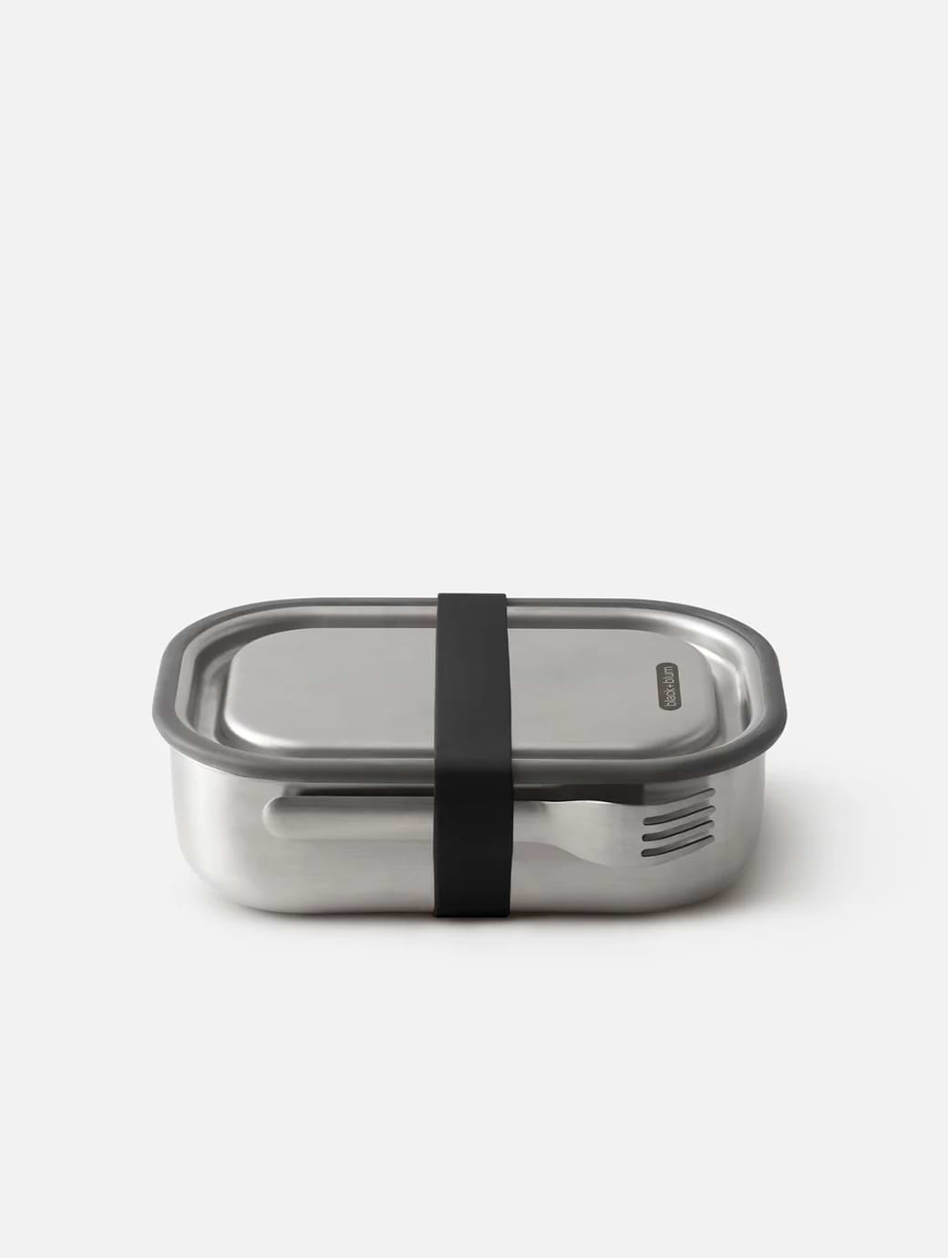 Black & Blum Stainless Steel Lunch Box Large Black