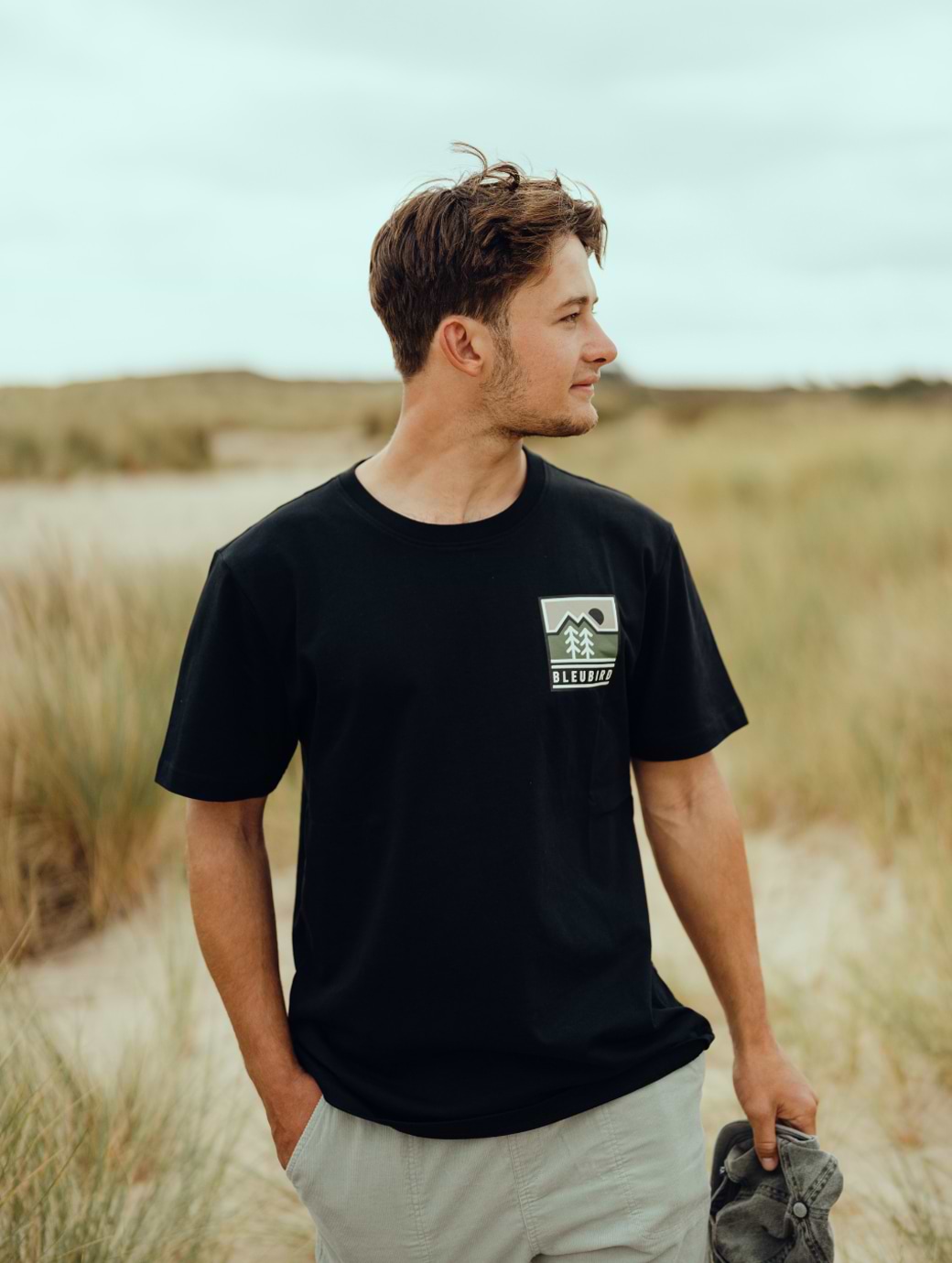 Bleubird Field Tee Black