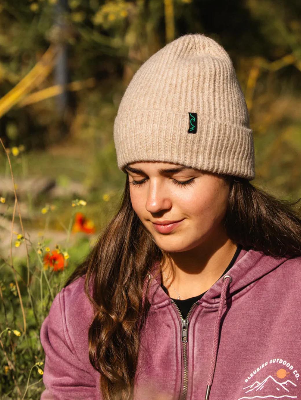 Bleubird Flint Beanie Brushed Beige